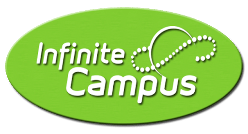 Logo of Infinite Campus, featuring green oval shape with white text, representing the partnership with Refined Lending for mortgage services.