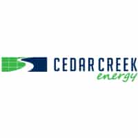 Cedar Creek Energy logo representing sustainable energy solutions, featured in the context of Refined Lending's Corporate Care program for employee benefits.
