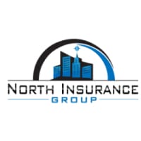 Logo of North Insurance Group featuring a skyline silhouette and blue accents, relevant to financial services and refinancing notifications.