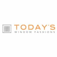 Logo of Today's Window Fashions, featuring stylized text with a window graphic, relevant to enhancing employee benefits through Corporate Care program by Refined Lending.
