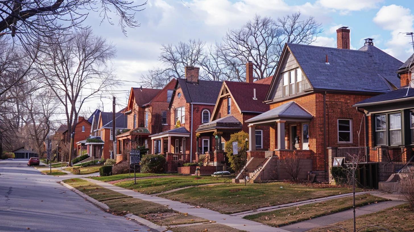 neighborhood homes in kansas city no text no lettering